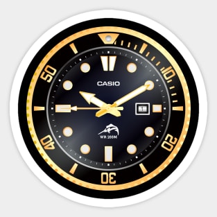 Golden Duro Casio Vector Sticker